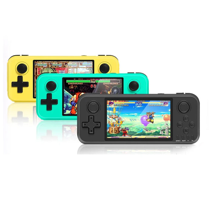 Quad Core 4 Inch Mobile Handheld Retro Game Console 32/64GB with 6000 Free Games for Ps1/Mame/Cps/Snes